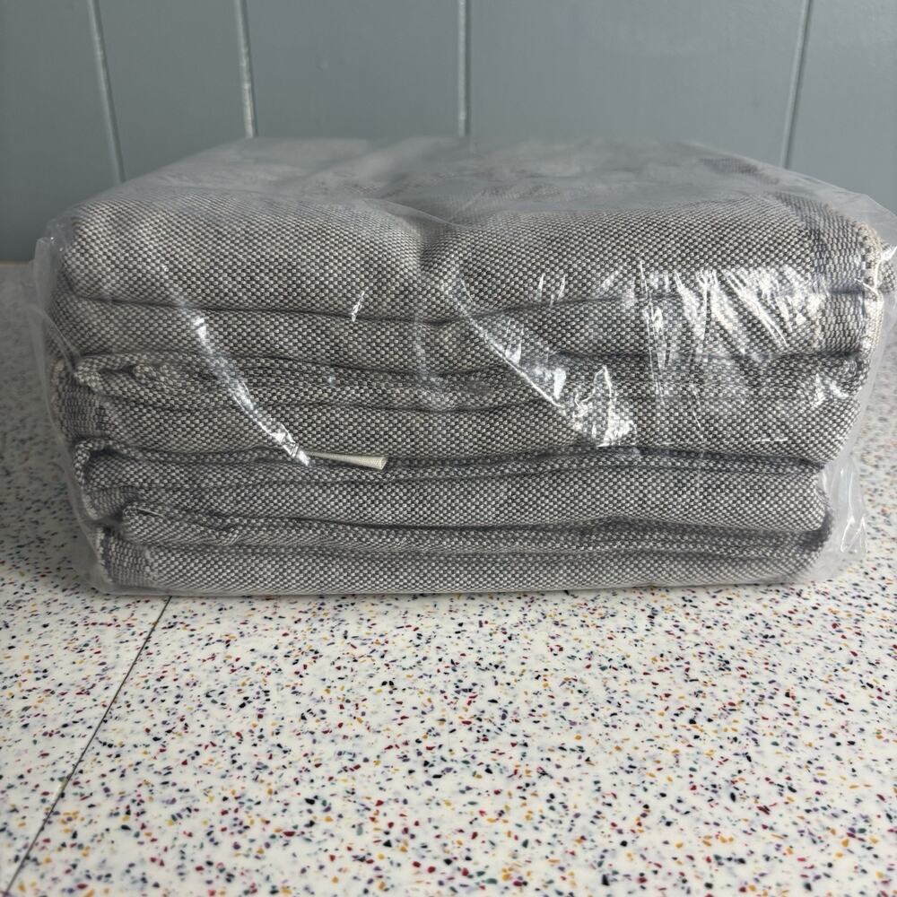 NWT 5-PACK SAUNA HOUSE Cream 100% Turkish Cotton Spa Towels New Set Bundle Bulk - Picture 3 of 8